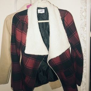 Plaid Sherpa Jacket